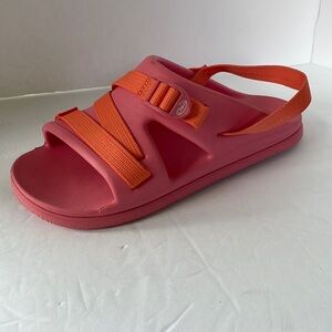 Chaco Pink Sling Back Ankle Strap Chillos Sport Sandal Girl's 5